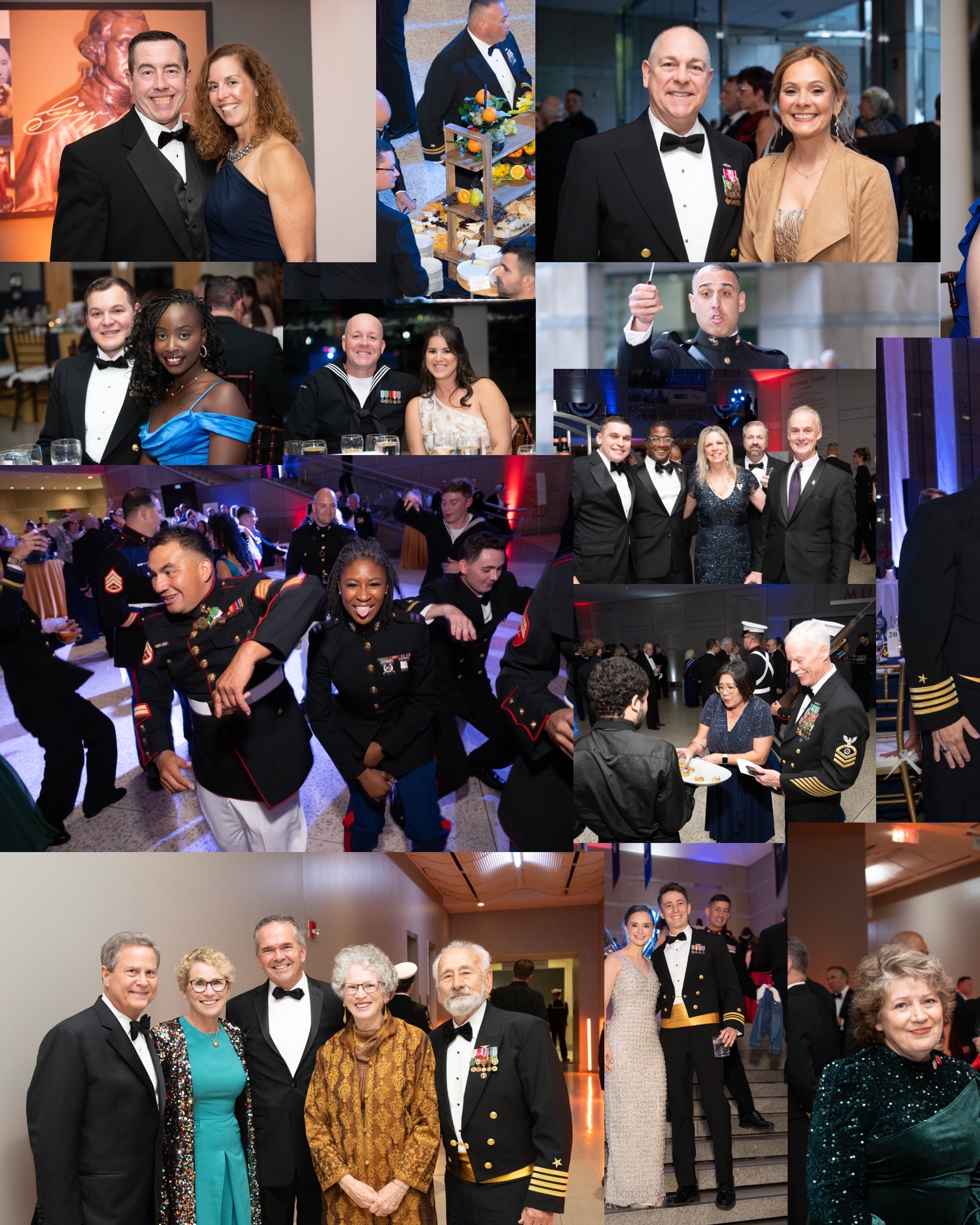 Navy Gala image collage