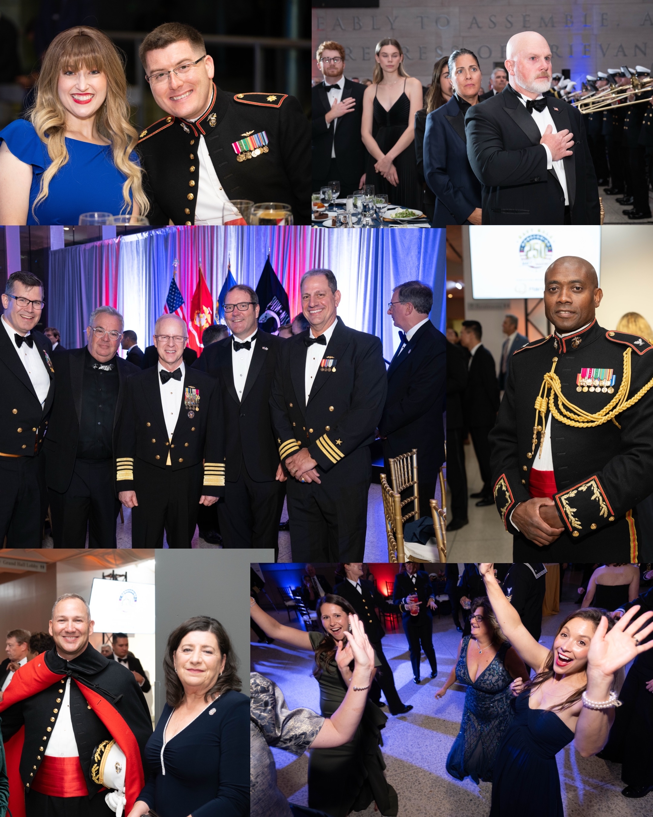 Navy Gala collage